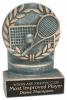 Tennis Wreath Resin Figures