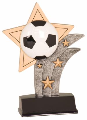 Soccer Sport Star Resin Trophy