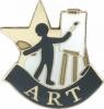 Art Achievement Chenille Pin