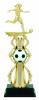 Female Soccer Color Riser Trophy