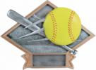 Softball Diamond Resin Plates