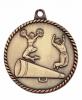 Cheerleading High Relief Medal