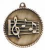 Music High Relief Medal
