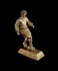Gold Male Soccer Signature Resin 