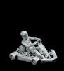 Silver Go-Kart Signature Resin